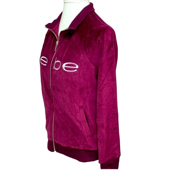 Bebe Velour Grape Colored Jacket - Picture 4 of 6